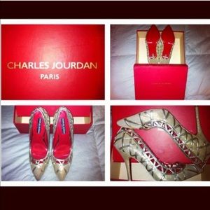 Classy golden red bottoms